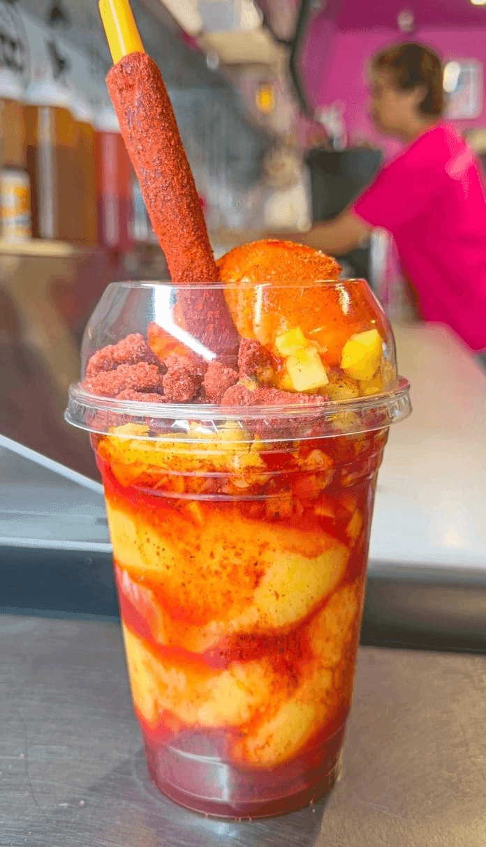 Loaded Chamoy Mango Fruit Cup